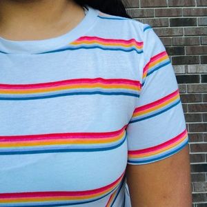 VS PINK striped tee
